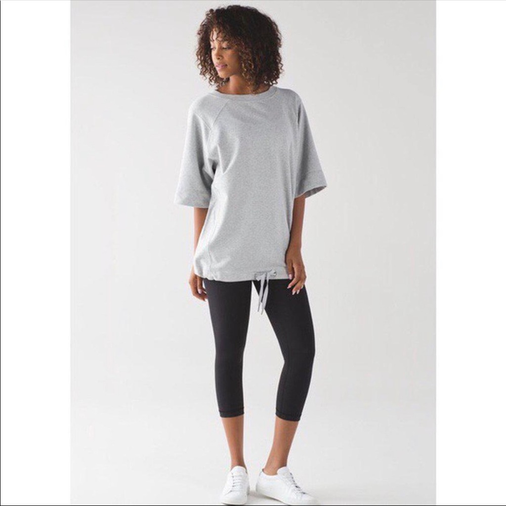 Lululemon Split Short Sleeve- Stretch French Terry